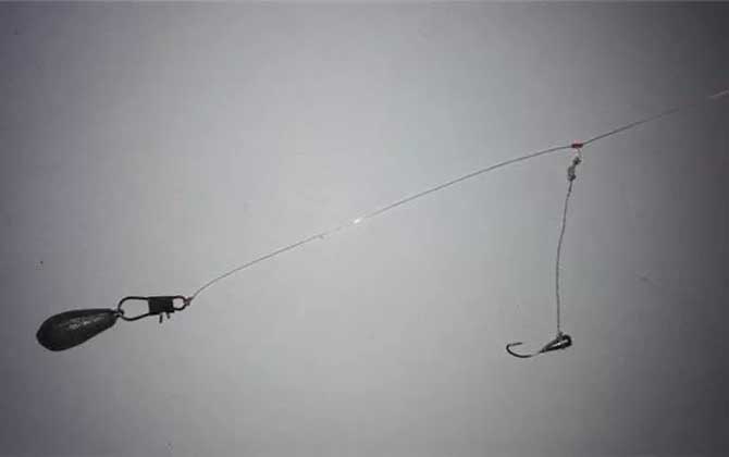 海竿串钩的绑法及用法，绑串钩很简单，抛竿要避免挂到人或物！